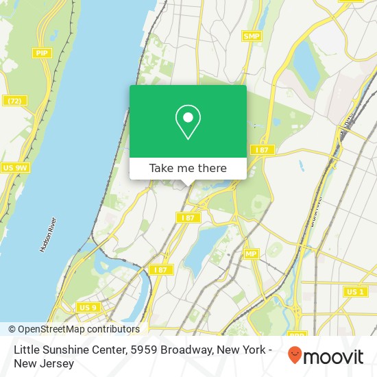 Little Sunshine Center, 5959 Broadway map