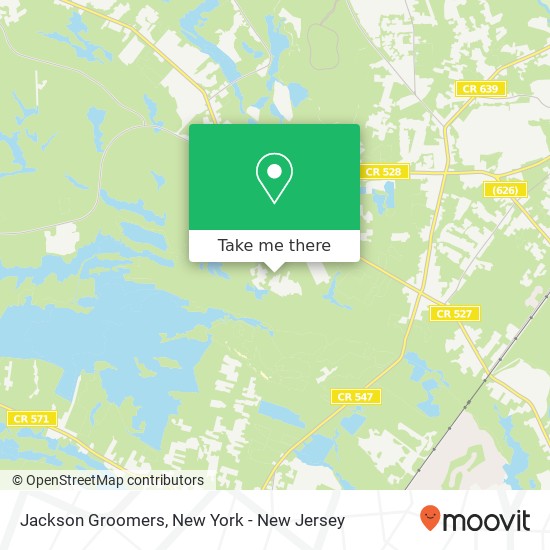 Mapa de Jackson Groomers, 257 Grawtown Rd