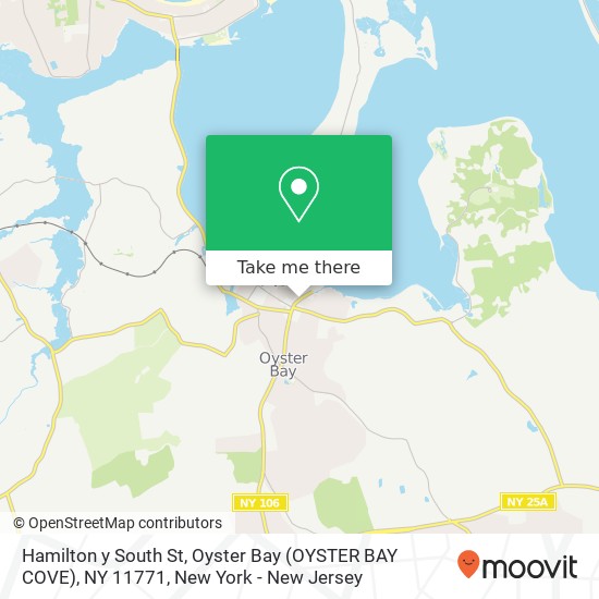 Hamilton y South St, Oyster Bay (OYSTER BAY COVE), NY 11771 map