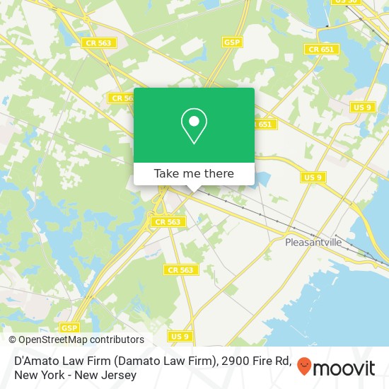 D'Amato Law Firm (Damato Law Firm), 2900 Fire Rd map