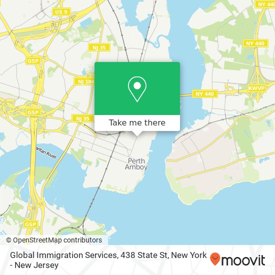 Global Immigration Services, 438 State St map
