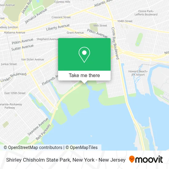 Shirley Chisholm State Park map