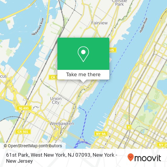 61st Park, West New York, NJ 07093 map