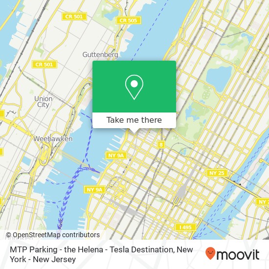 MTP Parking - the Helena - Tesla Destination map