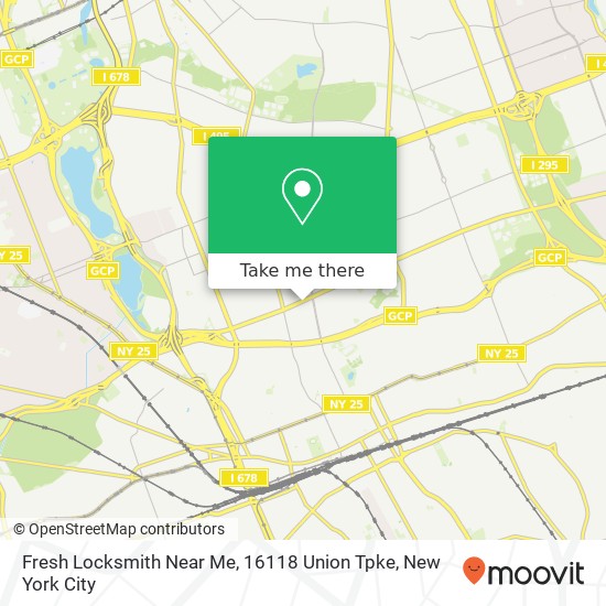 Fresh Locksmith Near Me, 16118 Union Tpke map