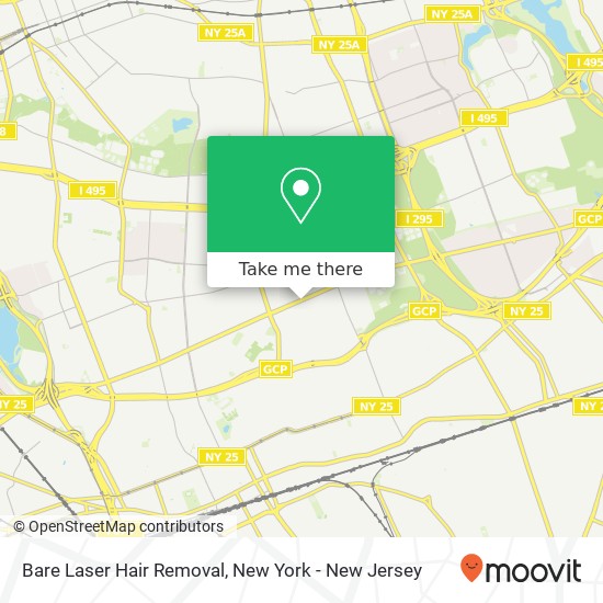 Bare Laser Hair Removal map