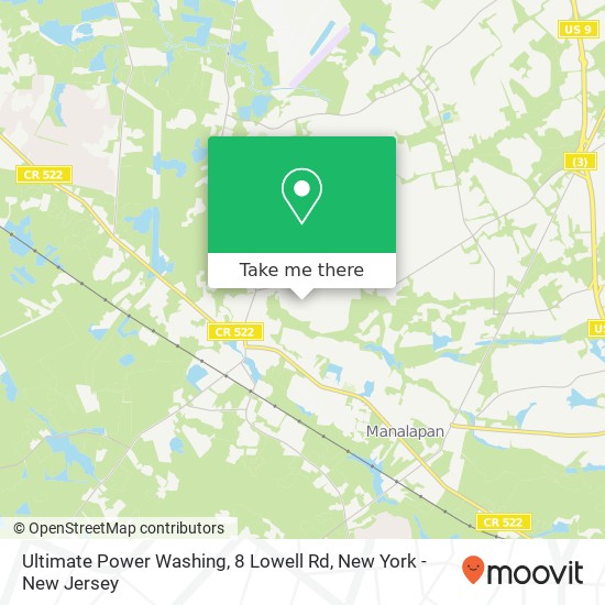 Ultimate Power Washing, 8 Lowell Rd map
