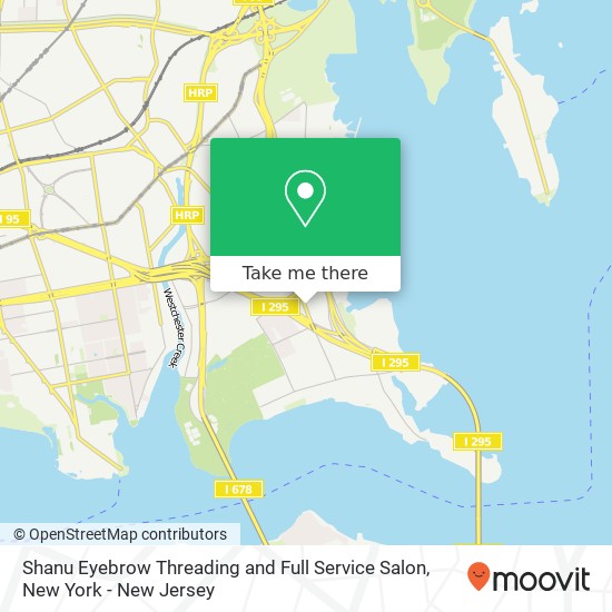 Mapa de Shanu Eyebrow Threading and Full Service Salon