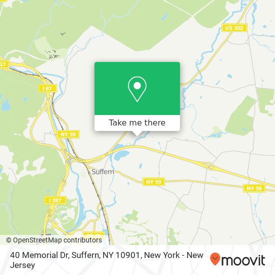 40 Memorial Dr, Suffern, NY 10901 map