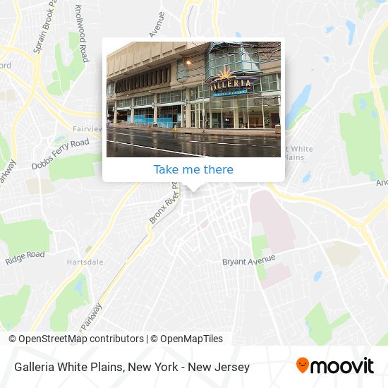 Galleria White Plains map