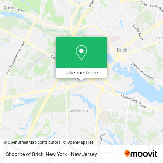 Shoprite of Brick map