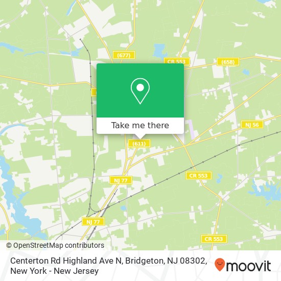 Centerton Rd Highland Ave N, Bridgeton, NJ 08302 map