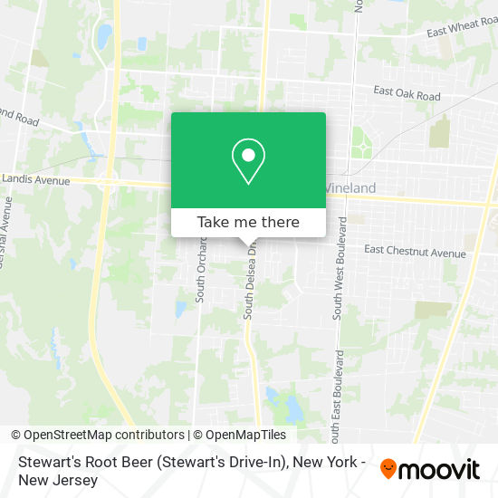 Mapa de Stewart's Root Beer (Stewart's Drive-In)