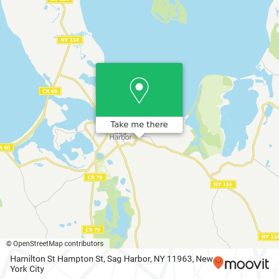 Hamilton St Hampton St, Sag Harbor, NY 11963 map