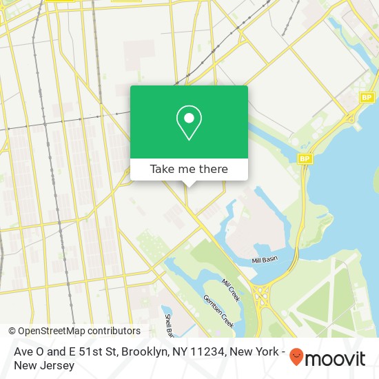 Ave O and E 51st St, Brooklyn, NY 11234 map
