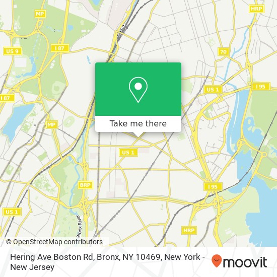 Hering Ave Boston Rd, Bronx, NY 10469 map