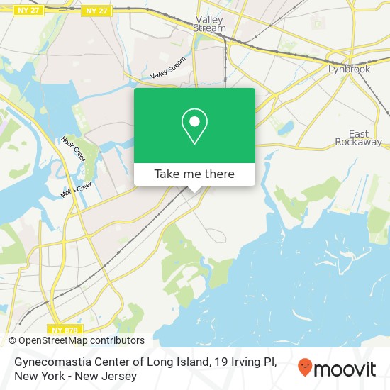 Gynecomastia Center of Long Island, 19 Irving Pl map