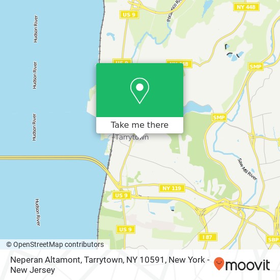 Mapa de Neperan Altamont, Tarrytown, NY 10591