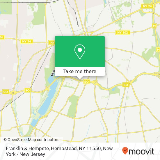 Mapa de Franklin & Hempste, Hempstead, NY 11550