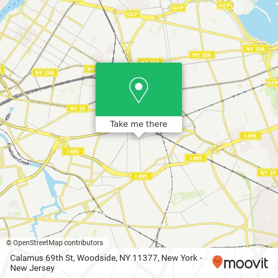 Calamus 69th St, Woodside, NY 11377 map