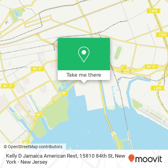 Mapa de Kelly D Jamaica American Rest, 15810 84th St