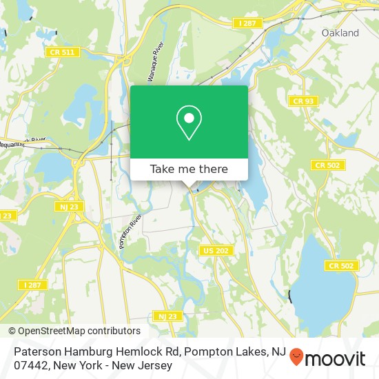 Paterson Hamburg Hemlock Rd, Pompton Lakes, NJ 07442 map