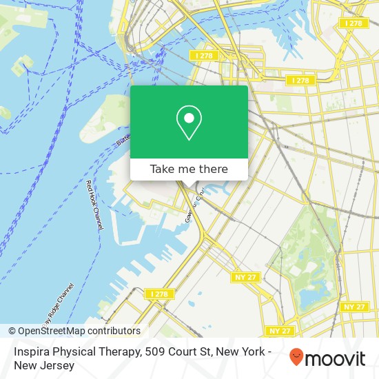 Inspira Physical Therapy, 509 Court St map