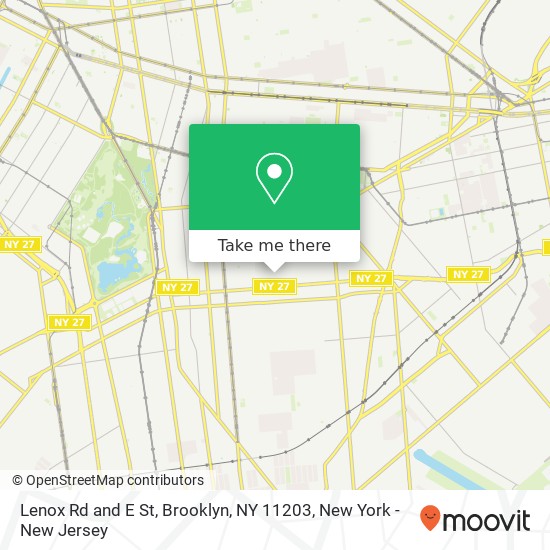 Lenox Rd and E St, Brooklyn, NY 11203 map