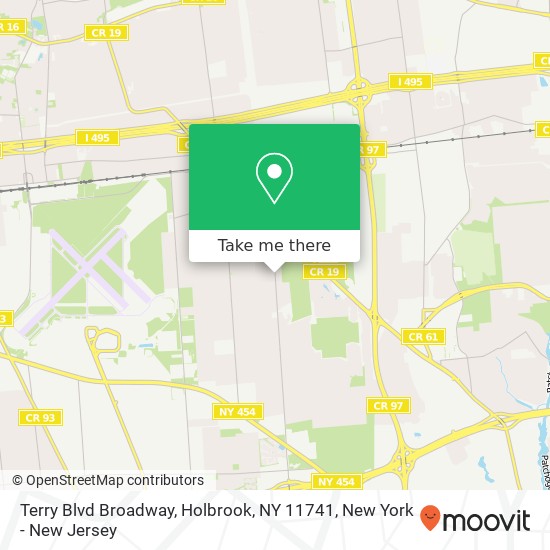 Terry Blvd Broadway, Holbrook, NY 11741 map