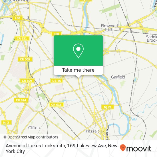 Avenue of Lakes Locksmith, 169 Lakeview Ave map
