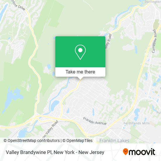 Valley Brandywine Pl map