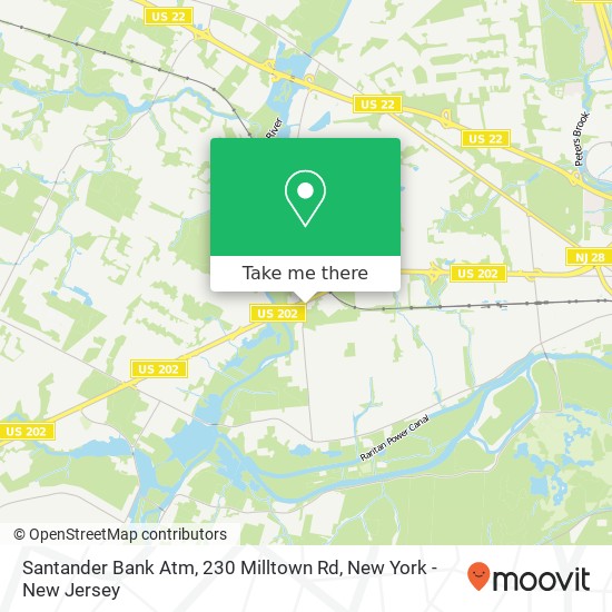 Santander Bank Atm, 230 Milltown Rd map