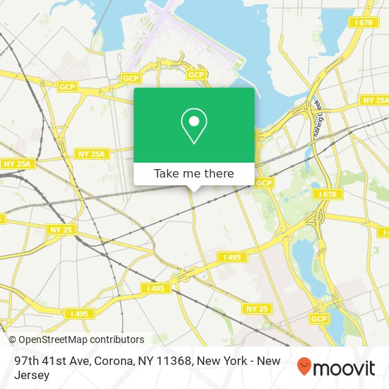 97th 41st Ave, Corona, NY 11368 map