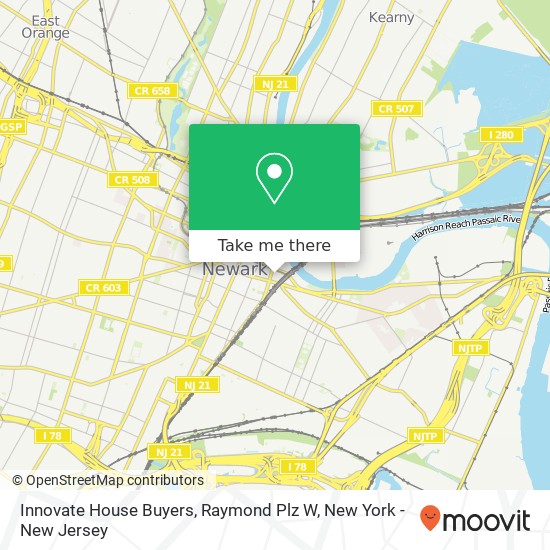 Innovate House Buyers, Raymond Plz W map