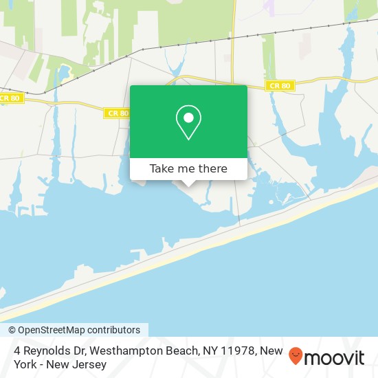 4 Reynolds Dr, Westhampton Beach, NY 11978 map