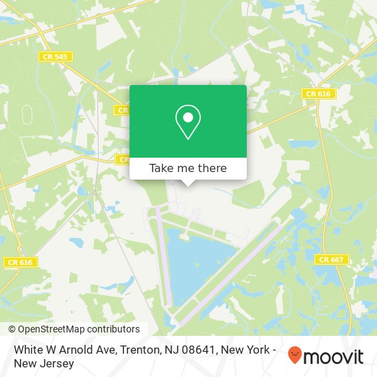 Mapa de White W Arnold Ave, Trenton, NJ 08641