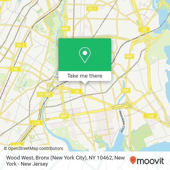 Wood West, Bronx (New York City), NY 10462 map
