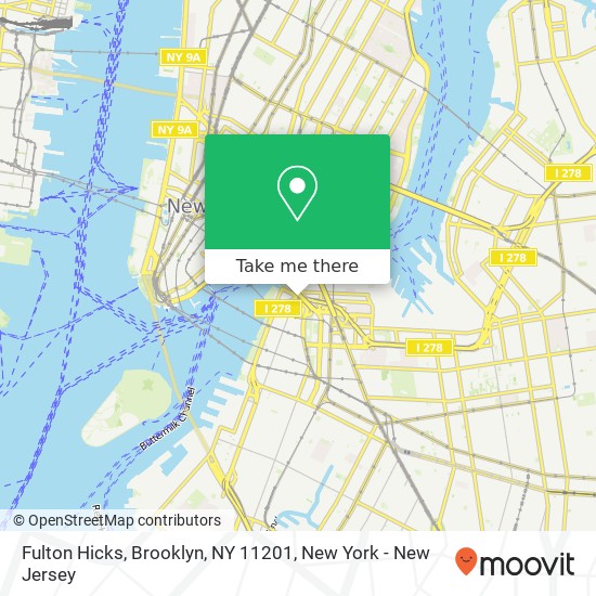 Fulton Hicks, Brooklyn, NY 11201 map