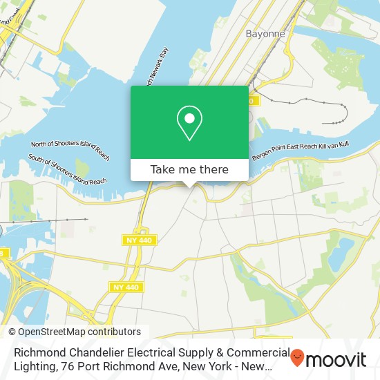 Richmond Chandelier Electrical Supply & Commercial Lighting, 76 Port Richmond Ave map