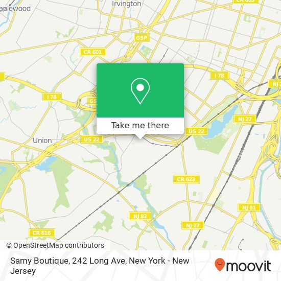 Mapa de Samy Boutique, 242 Long Ave
