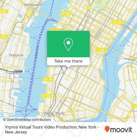 Vrpros Virtual Tours Video Production map