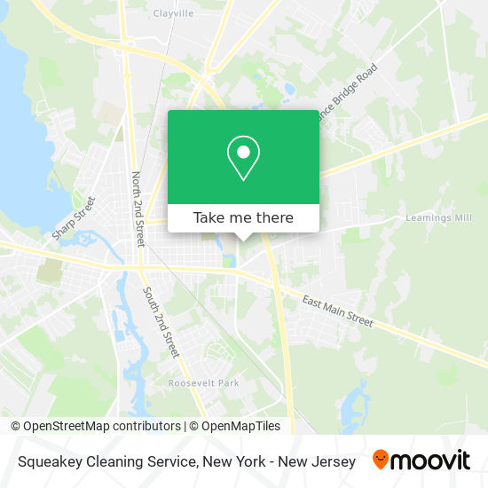 Squeakey Cleaning Service map