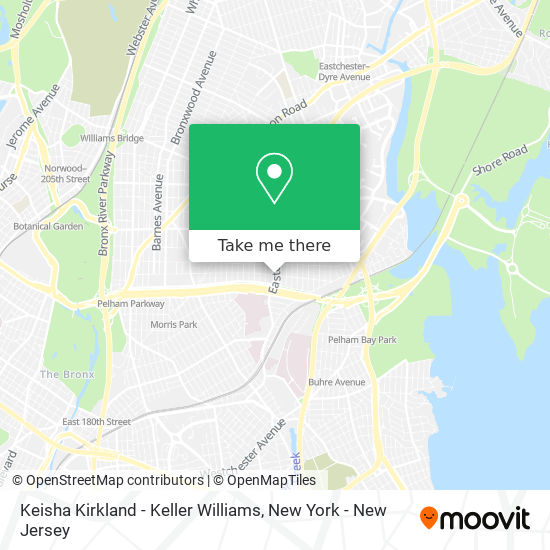 Keisha Kirkland - Keller Williams map