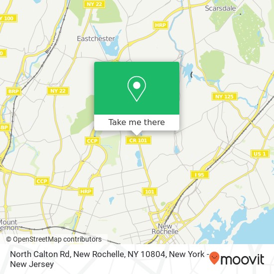 North Calton Rd, New Rochelle, NY 10804 map