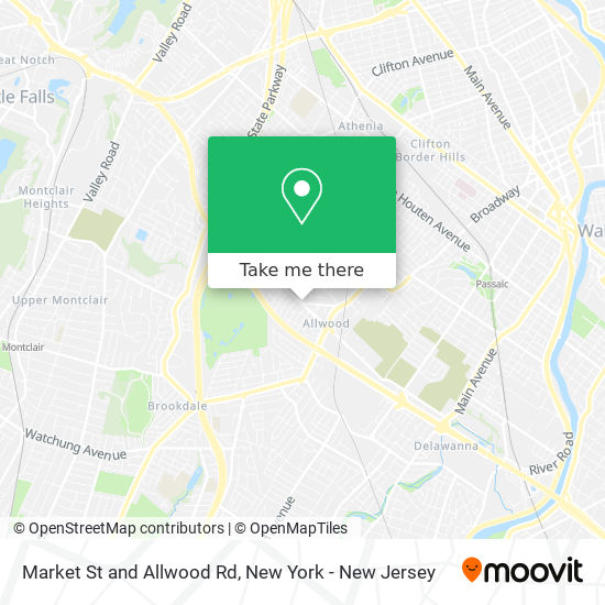 Mapa de Market St and Allwood Rd