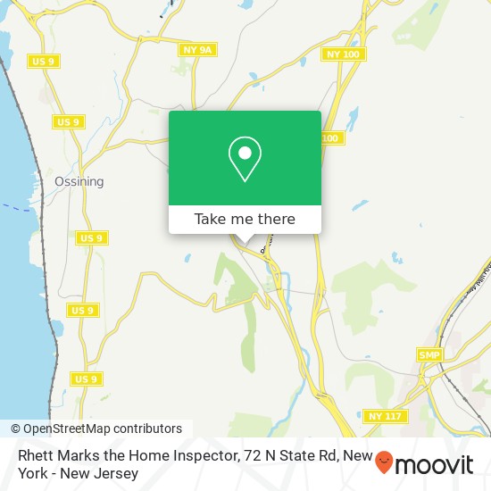 Rhett Marks the Home Inspector, 72 N State Rd map