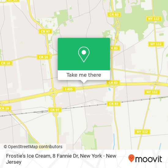 Frostie's Ice Cream, 8 Fannie Dr map