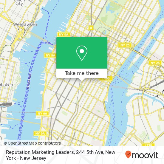 Reputation Marketing Leaders, 244 5th Ave map