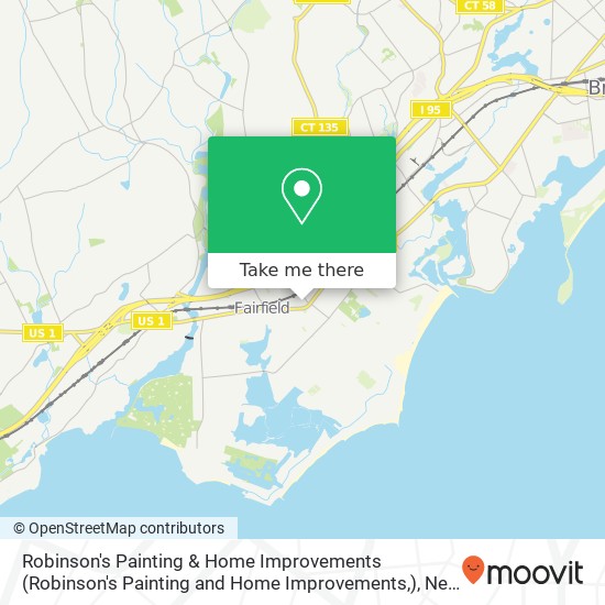 Robinson's Painting & Home Improvements (Robinson's Painting and Home Improvements,) map