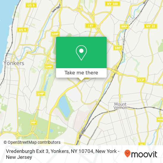 Vredenburgh Exit 3, Yonkers, NY 10704 map